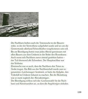 Alls im Leabe hot sei Zeit Musterseite