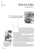 Chronik Hotel Lanig seit 1935 Musterseite