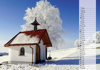 Kalendertitelseite Durach 2015 4-sprachig