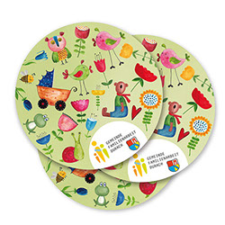 Beispiele Flyer Folder Plakat Karte Banner Logo