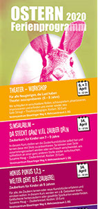 Beispiele Flyer Folder Plakat Karte Banner Logo