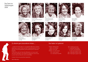 Beispiele Flyer Folder Plakat Karte Banner Logo