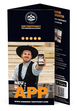 Beispiele Flyer Folder Plakat Karte Banner Logo