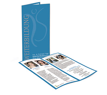 Beispiele Flyer Folder Plakat Karte Banner Logo