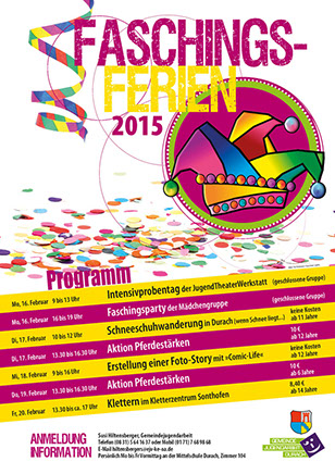 Beispiele Flyer Folder Plakat Karte Banner Logo