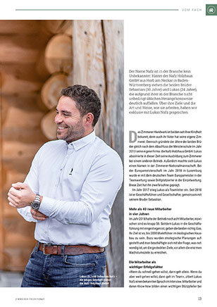 Musterseite Zimmerer-Treffpunkt – MAGAZIN